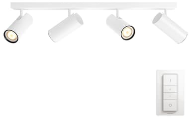 Philips Hue White Ambiance Buratto firedoble spotlys (hvit)