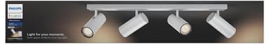 Philips Hue White Ambiance Buratto firedoble spotlys (hvit)