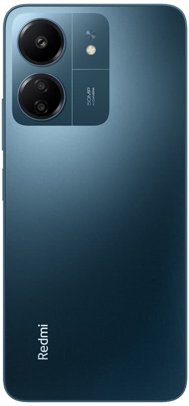 Xiaomi Redmi 13C smarttelefon 4/128GB (blå)
