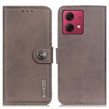 KHAZNEH Motorola Moto G84 Lommebok-deksel - Khaki