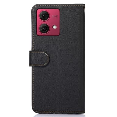 Motorola Moto G84 5G KHAZNEH Lommebok-deksel - Svart/Rød