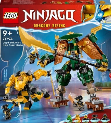 LEGO Ninjago 71794 Lloyd and Arin s Ninja Team Mechs Elkj p