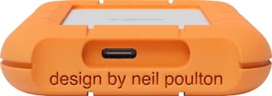 LaCie Rugged Mini ekstern SSD 1 TB (oransje)