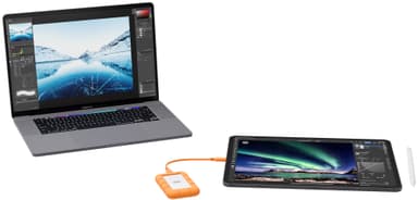LaCie Rugged Mini ekstern SSD 2 TB (oransje)