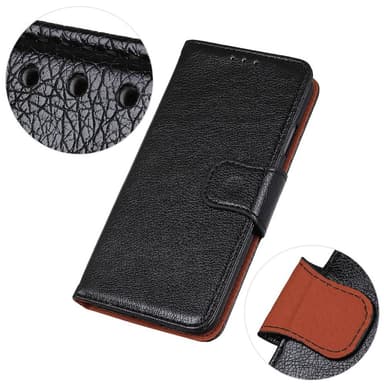 Motorola Moto G84 Lommebok-deksel Teksturert Split - Svart