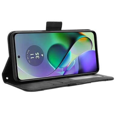 Motorola Moto G54 5G Lommebok-deksel med Kortholder - Svart