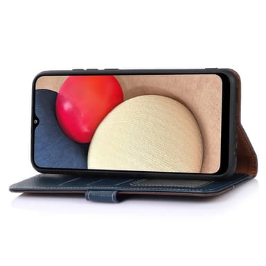 Motorola Moto G14 KHAZNEH Lommebok-deksel - Blå/Brun