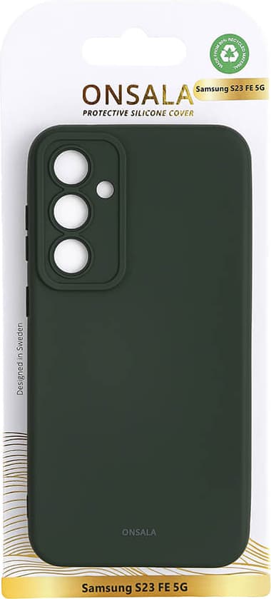Onsala Samsung Galaxy S23 FE silikonetui (grønn)