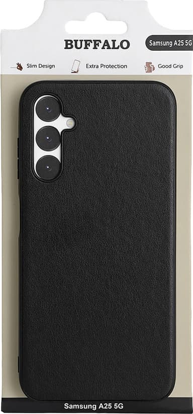 Buffalo Samsung Galaxy A25 5G deksel (sort)