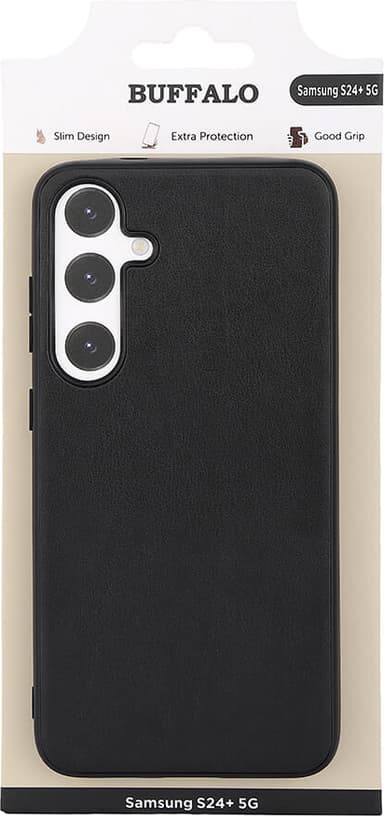 Buffalo Samsung Galaxy S24 Plus deksel (sort)