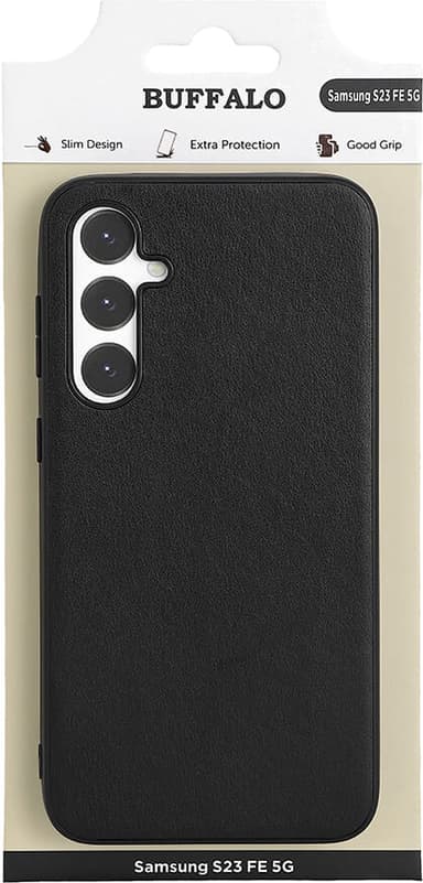 Buffalo Samsung Galaxy S23 FE deksel (sort)