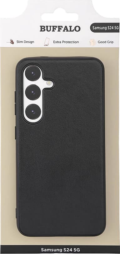 Buffalo Samsung Galaxy S24 deksel (sort)