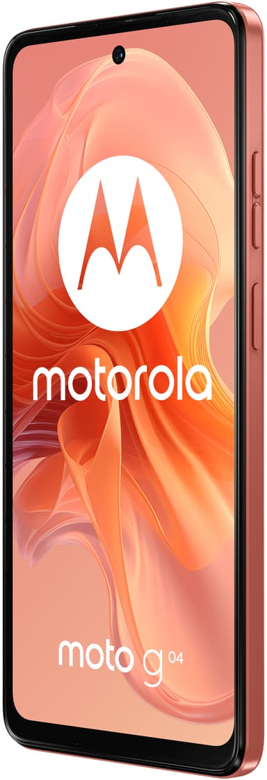 Motorola G04 smarttelefon 4/64GB (oransje)