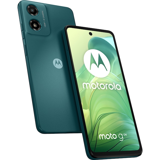 Motorola G04 smarttelefon 4/64GB (grønn)