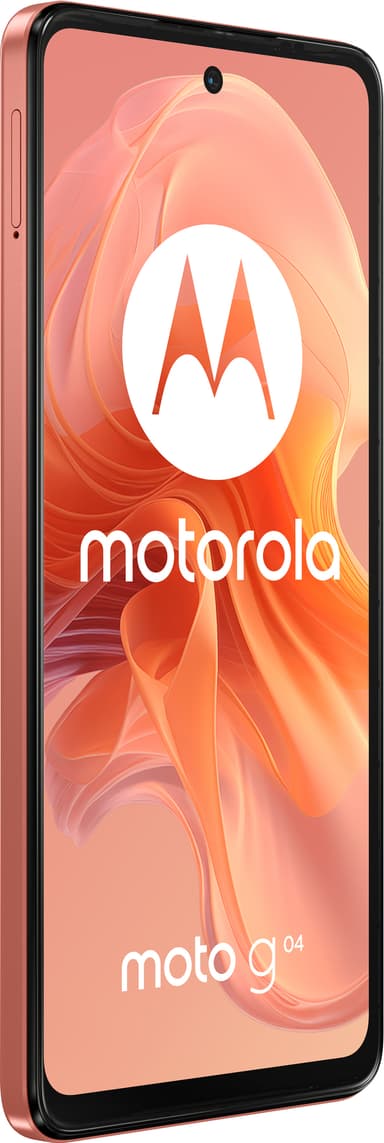 Motorola G04 smarttelefon 4/64GB (oransje)