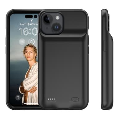 Oppladbart batterideksel til iPhone 15 7000mAh
