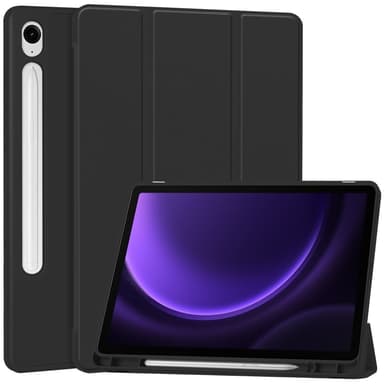 Slim Fit Dekseldeksel til Samsung Galaxy Tab S9 FE - Svart