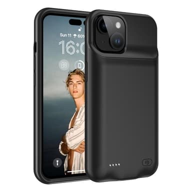 Oppladbart batterideksel til iPhone 15 7000mAh