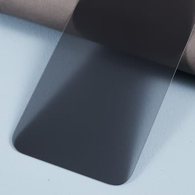 til iPhone 15 Pro Fulldeksel Herdet Glass Anti-Spy Personvern