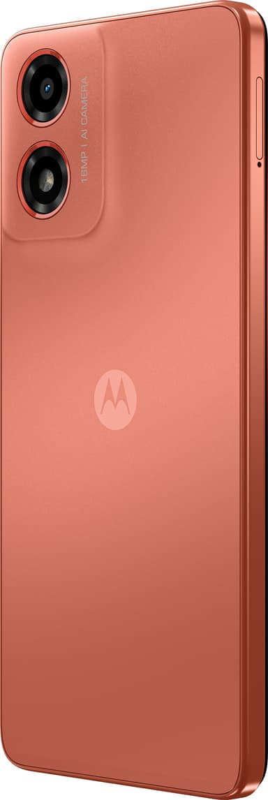 Motorola G04 smarttelefon 4/64GB (oransje)