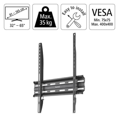Hama 65” Fixed TV veggbrakett