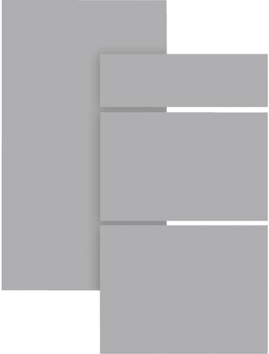 Epoq Trend Eco kjøkkenskapdør 50x22 (Light Grey)