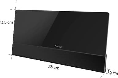 Hama 55 DVB-T/DVB-T2 Flat Active innendørs antenne