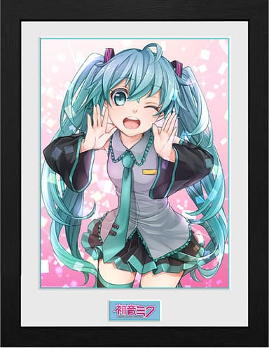 GB eye Hatsune Miku innrammet plakat