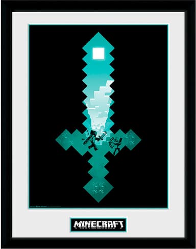 GB eye Minecraft innrammet plakat