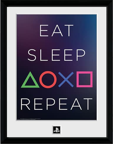 GB eye Playstation innrammet plakat