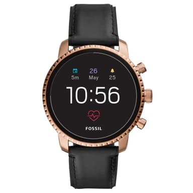 Fossil Q Explorist Gen. 4 smartklokke (gull/sort)