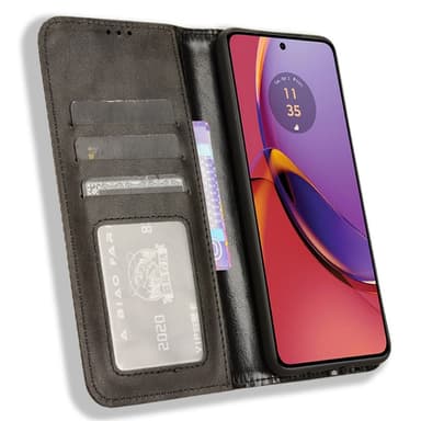 Motorola Moto G84 5G Lommebok-deksel Eksklusiv Svart