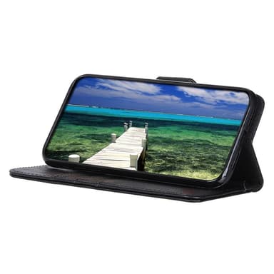 KHAZNEH Motorola Moto G14 Lommebok-deksel - Svart
