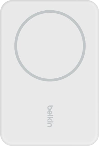 Belkin 5000 mAh trådløs lader (hvit)