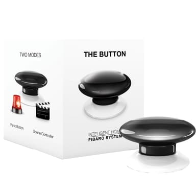 Fibaro knapp (sort) Fibaro knapp (sort)