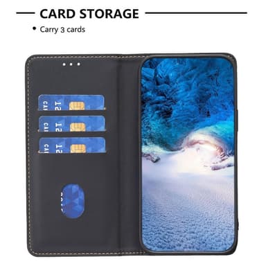 BINFEN Lommebok-deksel Motorola Moto G14 4G - Svart