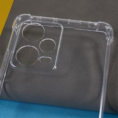 Til Xiaomi Redmi Note 12 Pro 5G Dekseldeksel TPU Gjennomsiktig