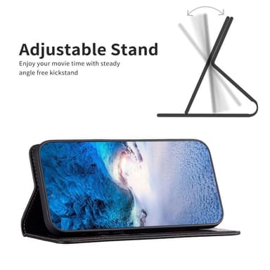 BINFEN Lommebok-deksel Motorola Moto G14 4G - Svart