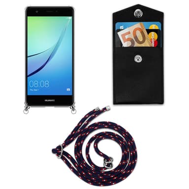 Huawei NOVA Deksel med Halskjede (blå)