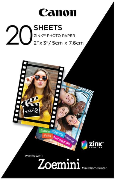 Canon ZINK 2x3" fotopapir (2 stk. 10-pakk)