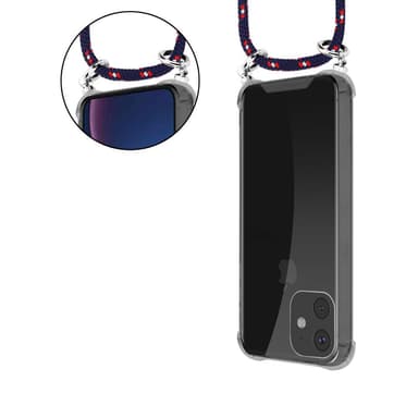 iPhone 11 Deksel med Halskjede (blå)