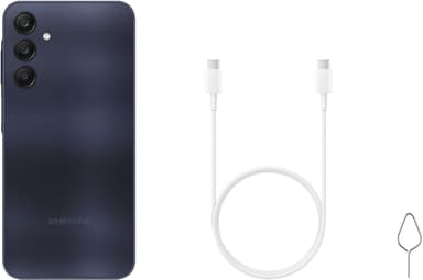 Samsung Galaxy A25 5G smarttelefon 6/128GB (sort)