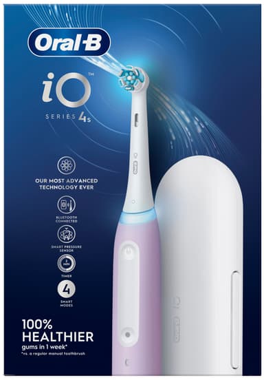 Oral-B iO 4s elektrisk tannbørste 414889 (lavendel)