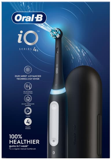 Oral-B iO 4s elektrisk tannbørste 414902 (matt sort)