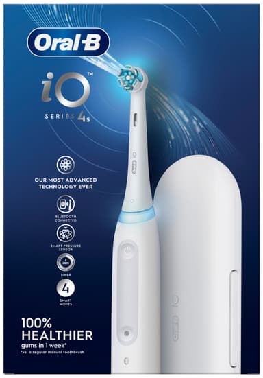 Oral-B iO 4s elektrisk tannbørste 414865 (quite white)