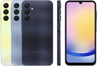 Samsung Galaxy A25 5G smarttelefon 8/256GB (sort)