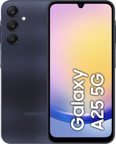 Samsung Galaxy A25 5G smarttelefon 8/256GB (sort)