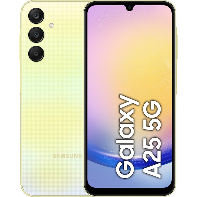 Samsung Galaxy A25 5G smarttelefon 6/128GB (gul)