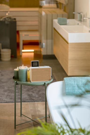Pure Evoke Play Wood Edition digitalradio (hvit)