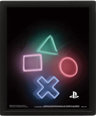 Playstation (Play) 3D lentikulær plakat